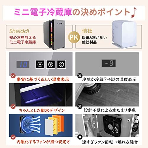 省エネ ミニ電子冷蔵庫