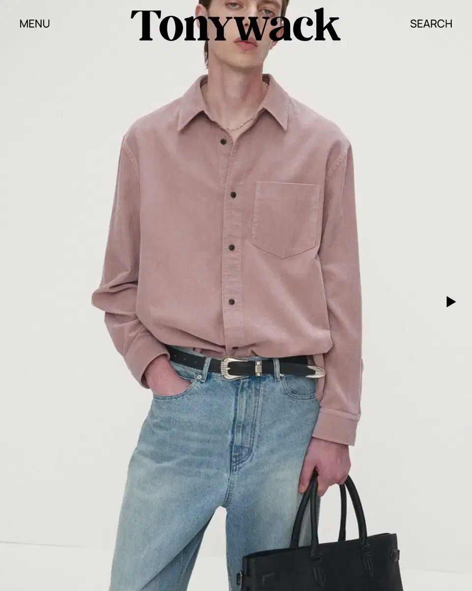 L TONYWACK 25ss コーデュロイ シャツ