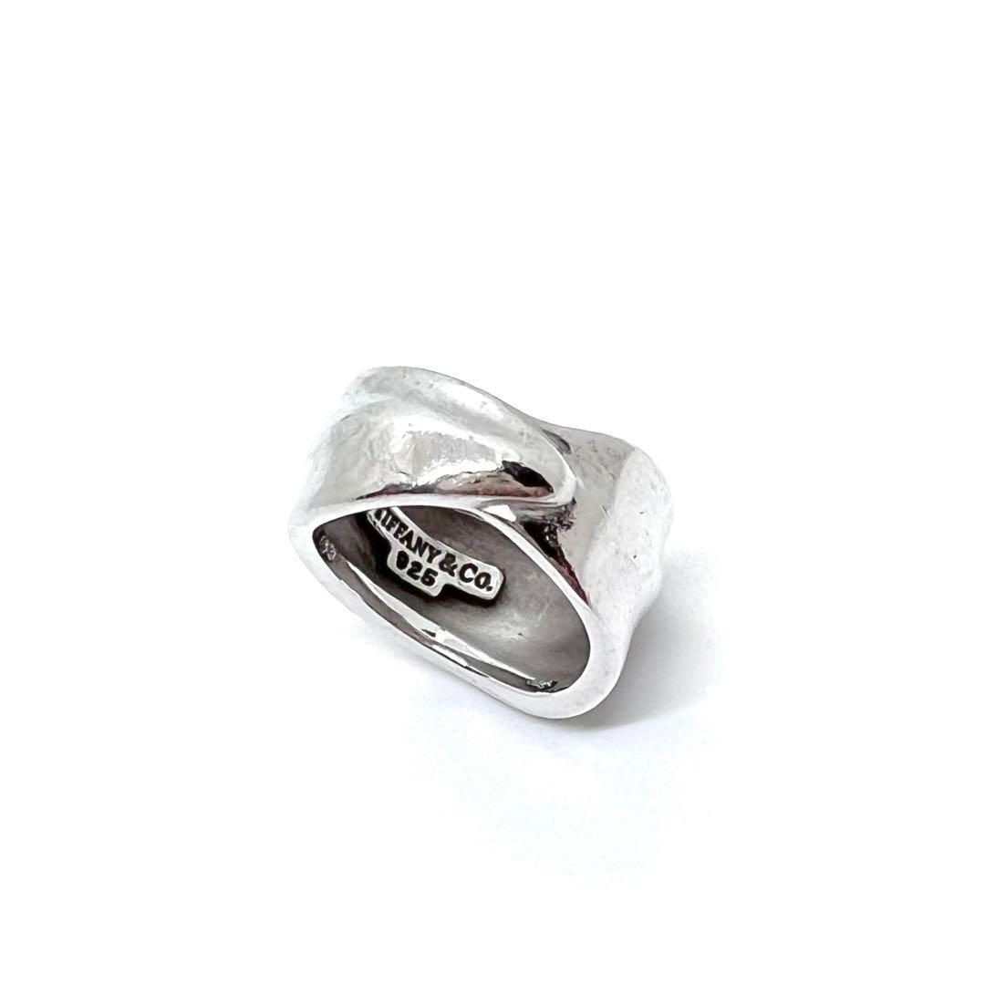 美品✨ TIFFANY＆CO ティファニー リング リーフ シルバー925 6号 美品☆TIFFANY＆CO ティファニー リング リーフ シルバー925 6号
