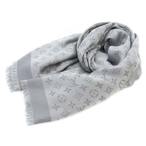 ルイヴィトン　マフラー ルイヴィトン LOUIS VUITTON モノグラム シャイン ストール