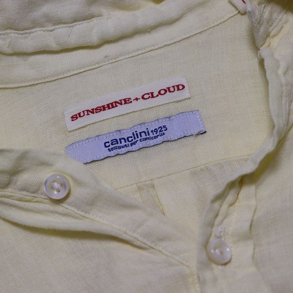 growninthesunのシャツ　サンシャインクラウド　リネンブラウス growninthesunのシャツ サンシャインクラウド リネンブラウス