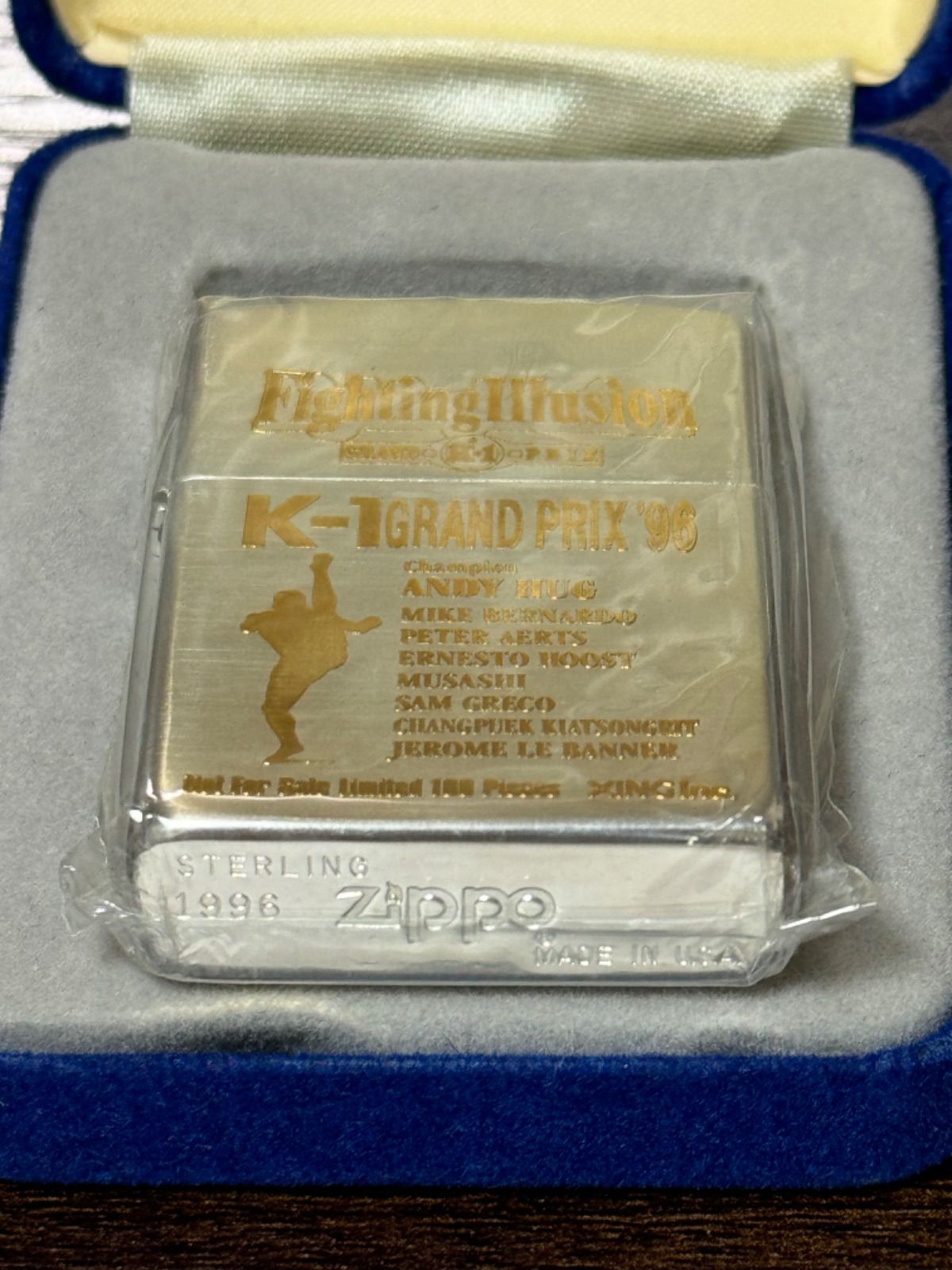 zippo ANDY HUG STERLING SILVER 純銀 スターリングシルバー 年代物