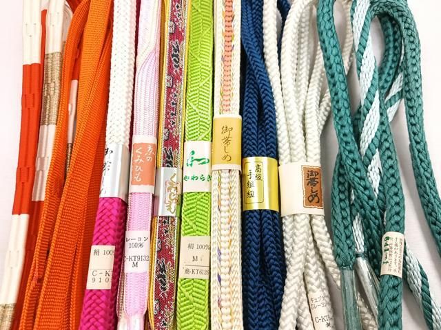 平和屋着物●和装小物 帯締め10本セット 逸品 未使用 CAAM9890xe