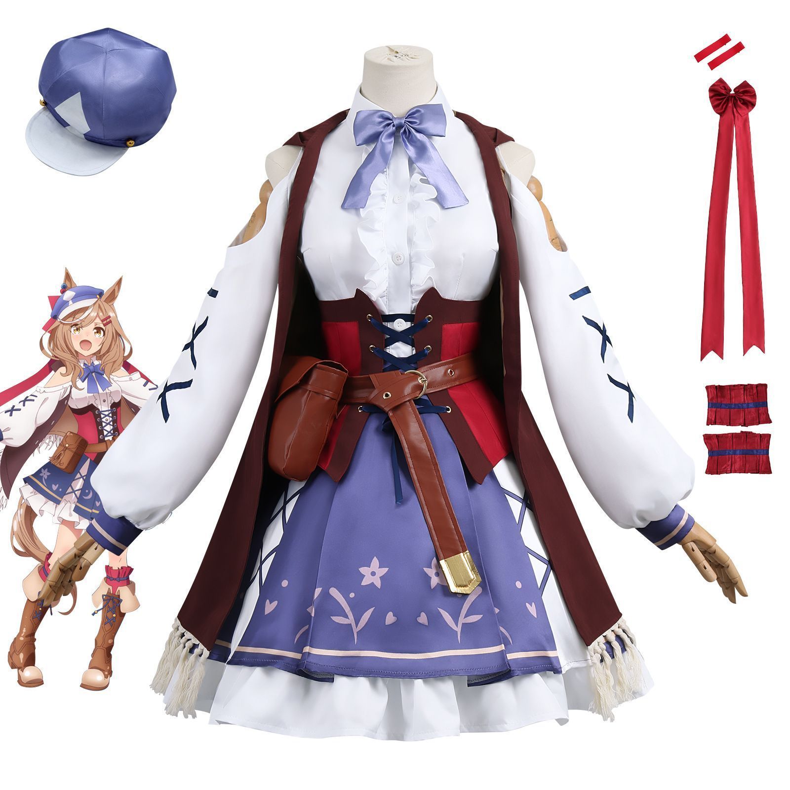 ウマ娘 プリティーダービー マチカネタンホイザコスプレ キャラ 人気 アニメcosplay イベンド クリスマス 仮装 文化祭 コスチューム ステージ服 変装 演出服