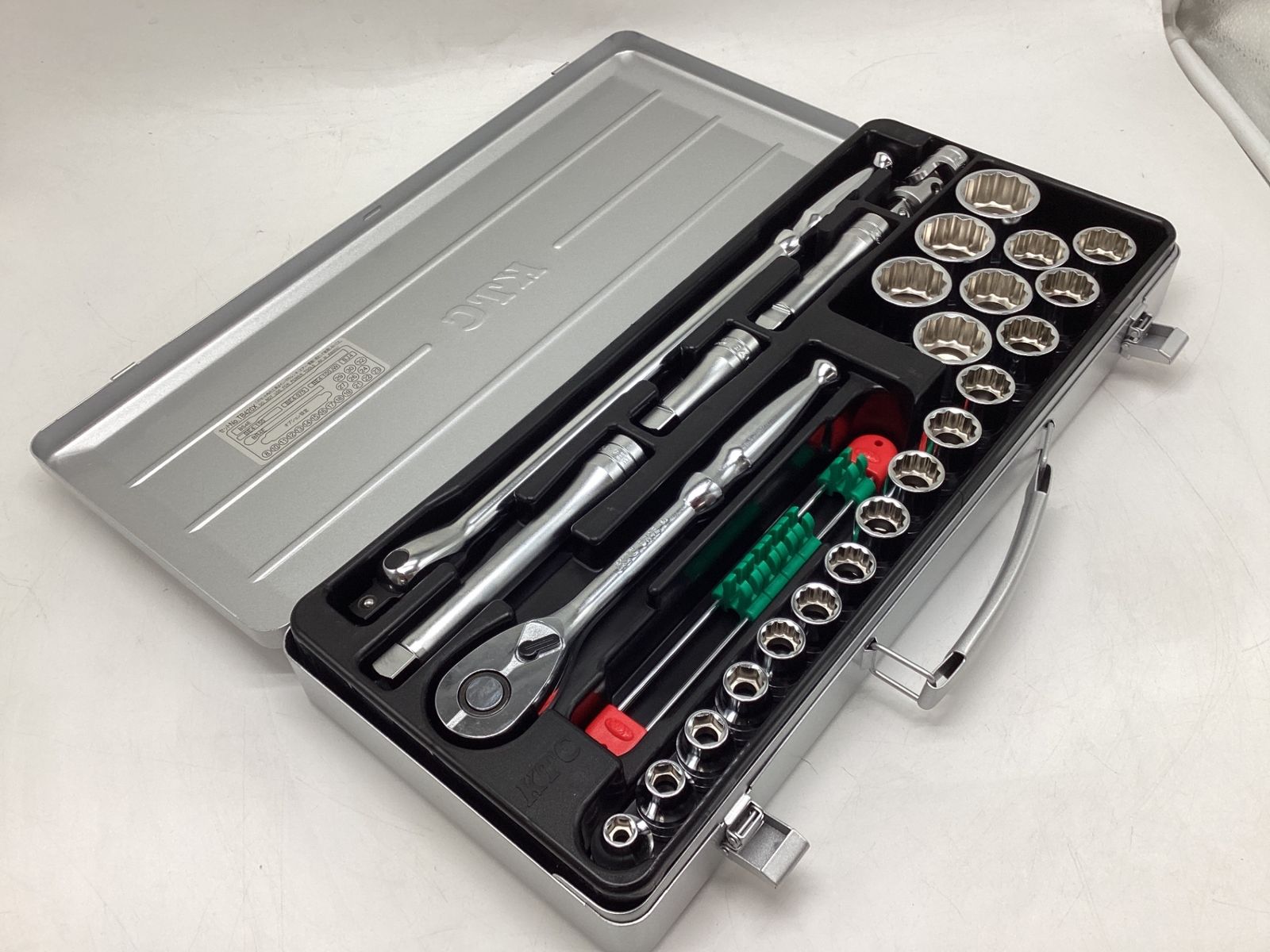 〇KTC 京都機械工具 12.7sqソケットレンチセット 26点 TB420X IT2LTQ4OVE80 エコツール豊田インター店 M02