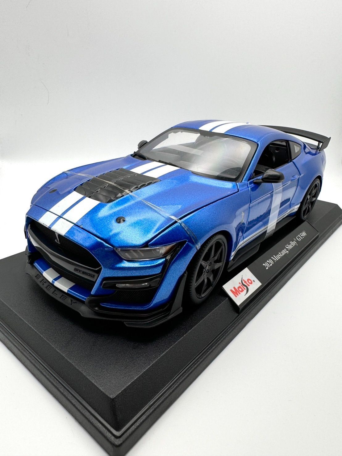 Maisto 1/18 Ford 2020 Mustang Shelby GT500 ブルー マイスト