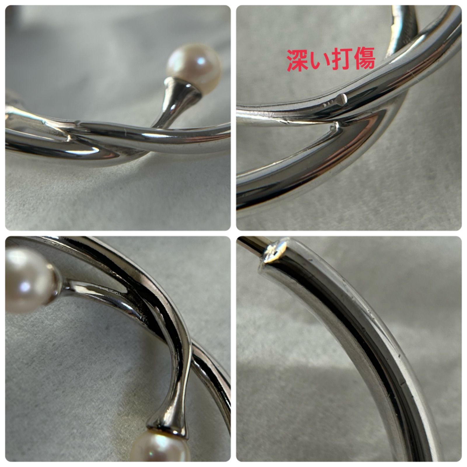 要状態確認】 ジョージジェンセン 激レア ピアス 296 TORUN ヴィヴィアンナトールン パール フープ AG925 Georg Jensen -  メルカリ