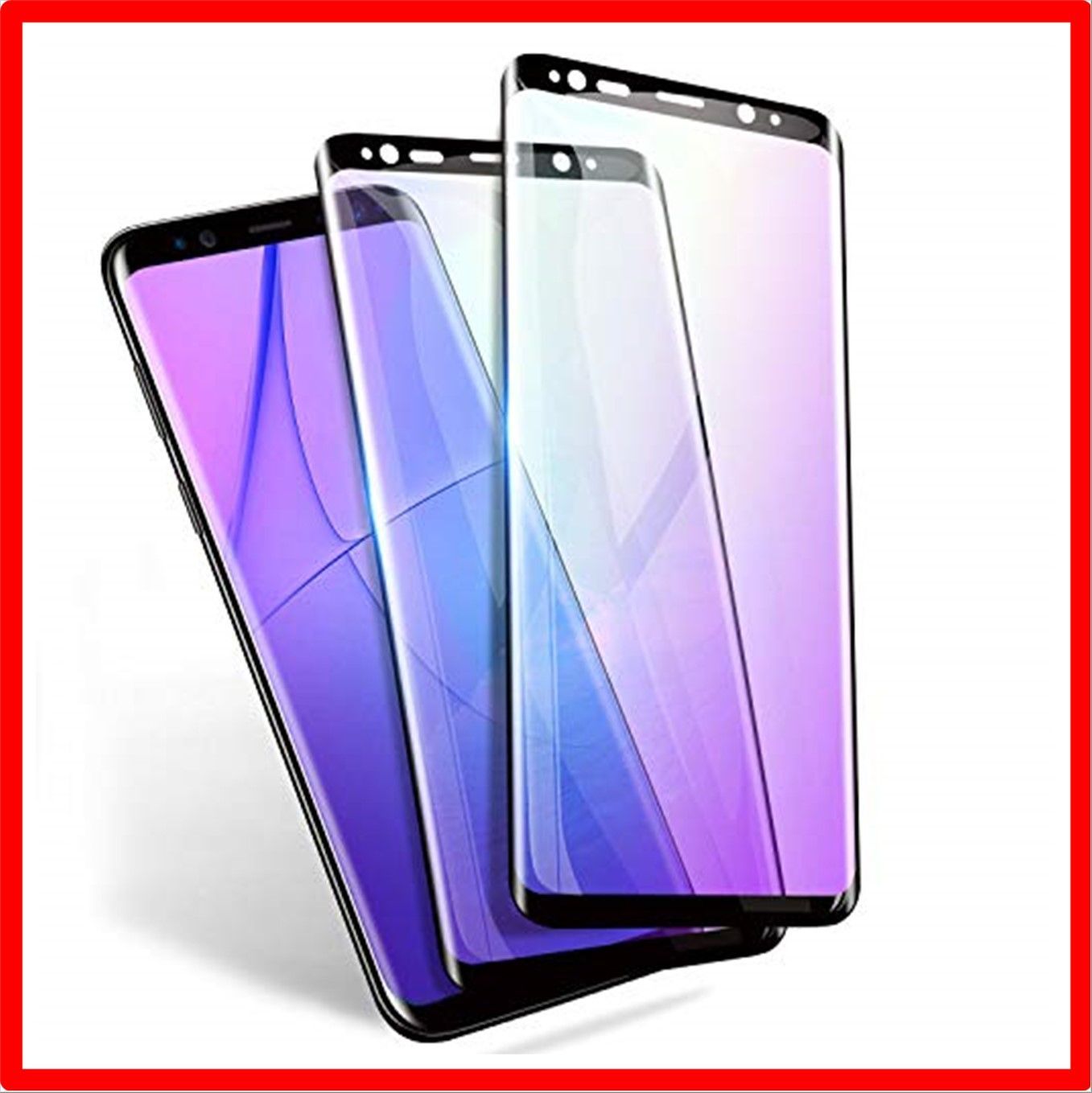 【セール中】 Galaxy S8_ブルーライト-2枚セット GalaxyS8 ガラスフィルム ブルーライトカット ギャラクシー S8 フィルム 保護フィルム ブ