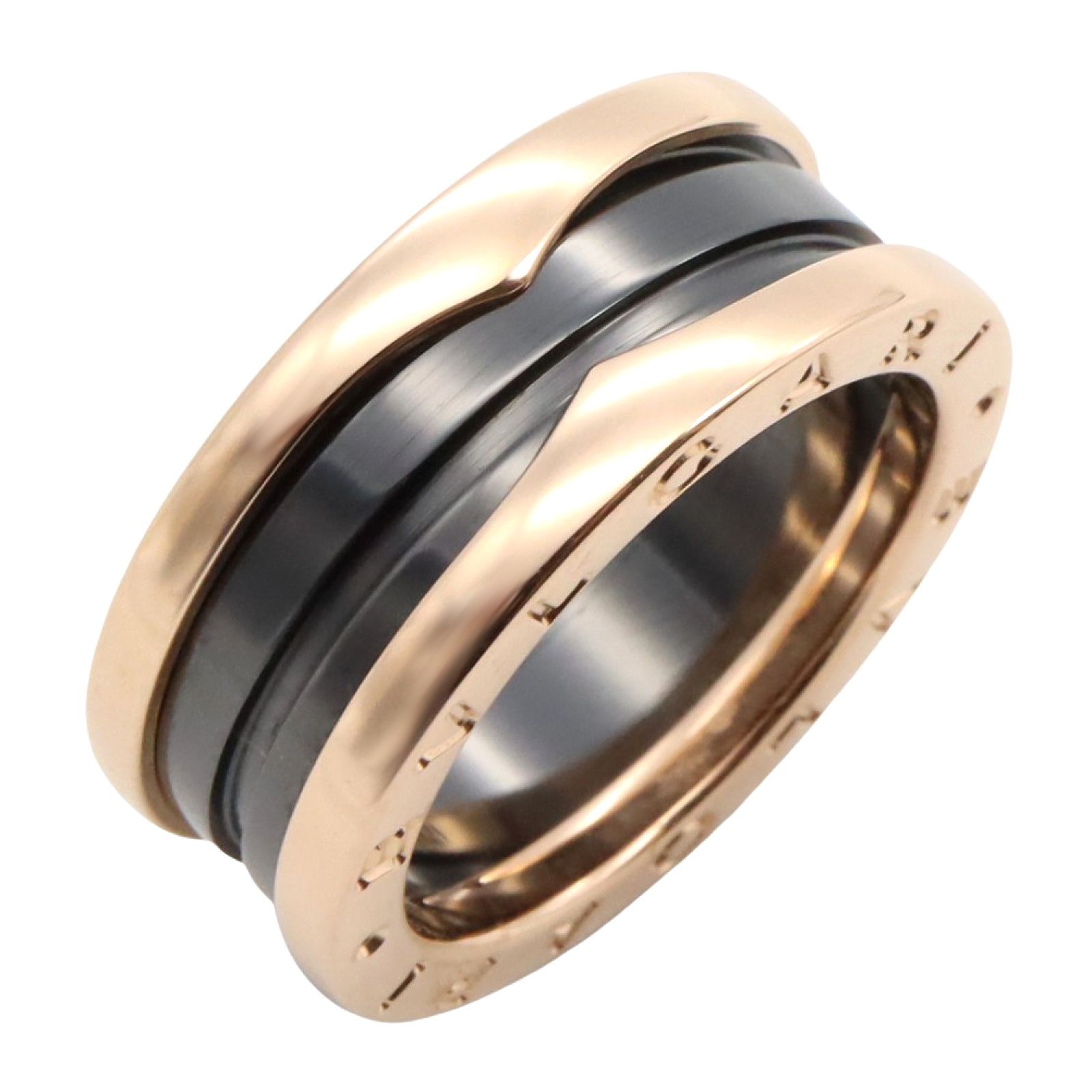 6EM12 BVLGARI ブルガリ 指輪 リング K18 金ビーゼロワンリング BVLGARI ブルガリ B-zero1 ビー・ゼロワン リング K18イエロー