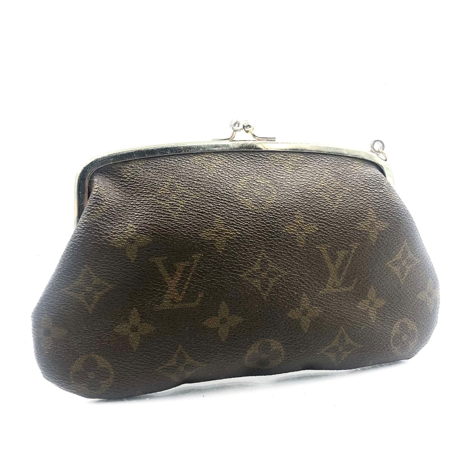 美品 LOUIS VUITTON ヴィトンUSA限定 バケット付属ポーチがま口 LOUIS VUITTON ヴィトン USA限定 バケット 付属ポーチ がま口