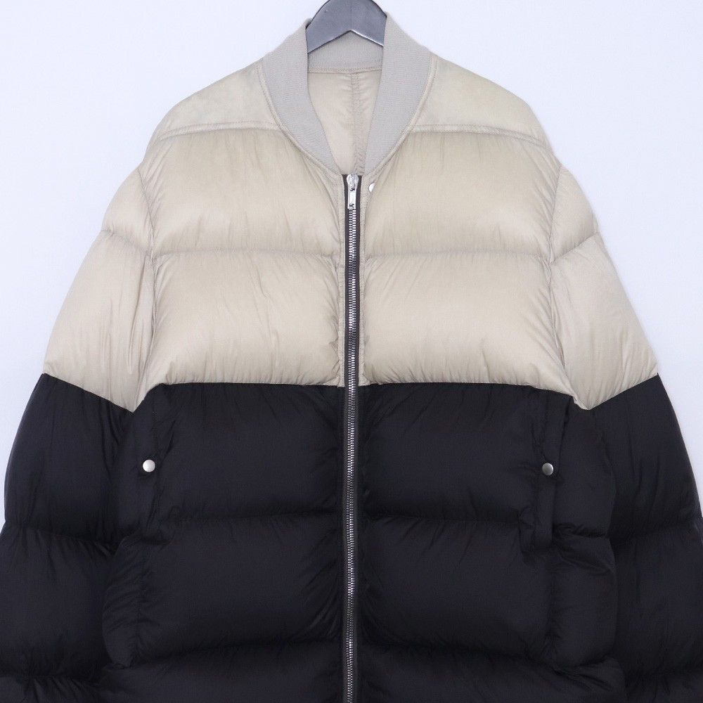 RICK OWENS フライトダウンジャケット サイズ46 ベージュ ブラック