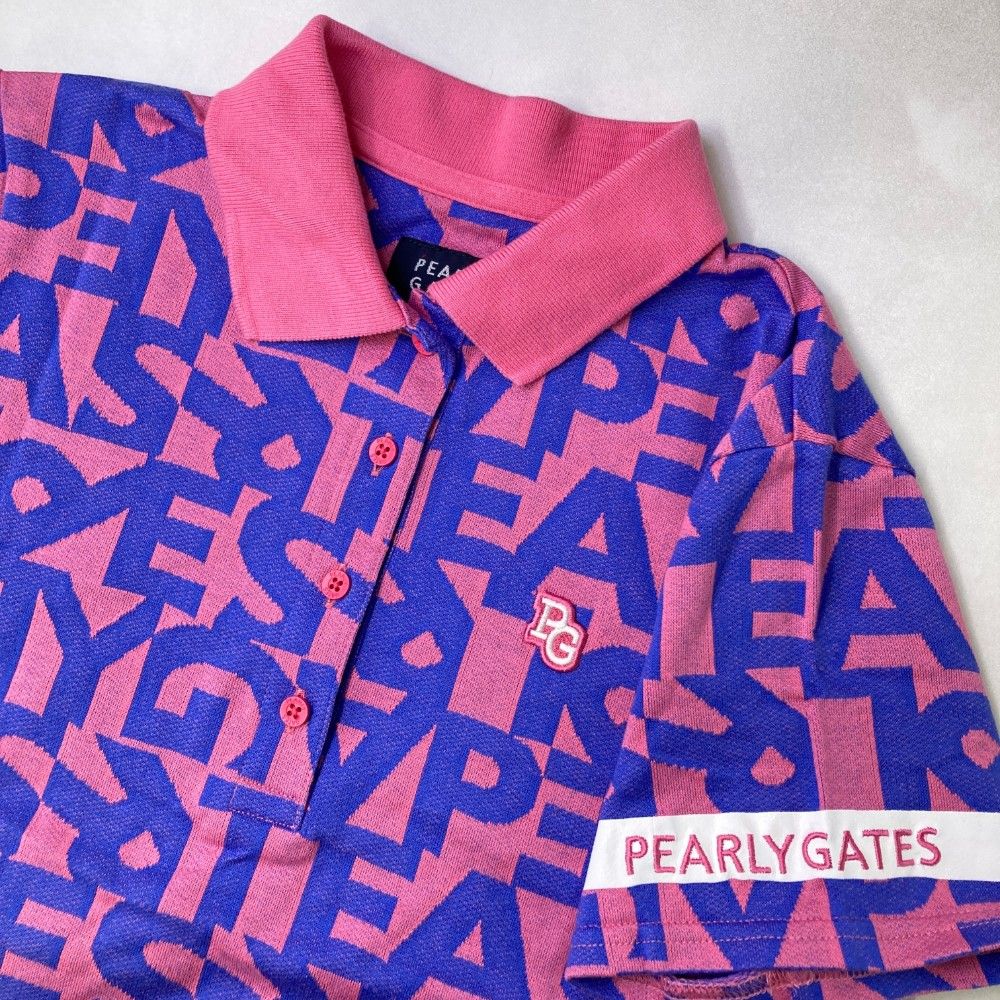 サイズ：1 PEARLY GATES パーリーゲイツ 2024年モデル 半袖ポロシャツ
