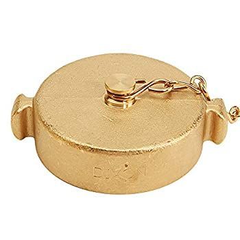 【中古】【輸入品・未使用】真鍮ロッカーラグ 2 1/2インチ NHキャップ チェーン付き