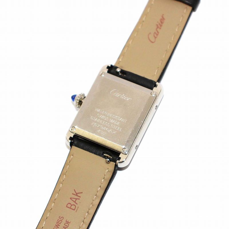 カルティエ Cartier マストタンク 腕時計 クオーツ レザーバンド