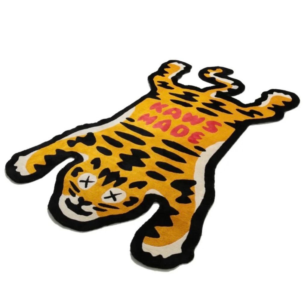 KAWS Human Made Tiger Silk Rug カウズ ヒューマンメイド タイガー