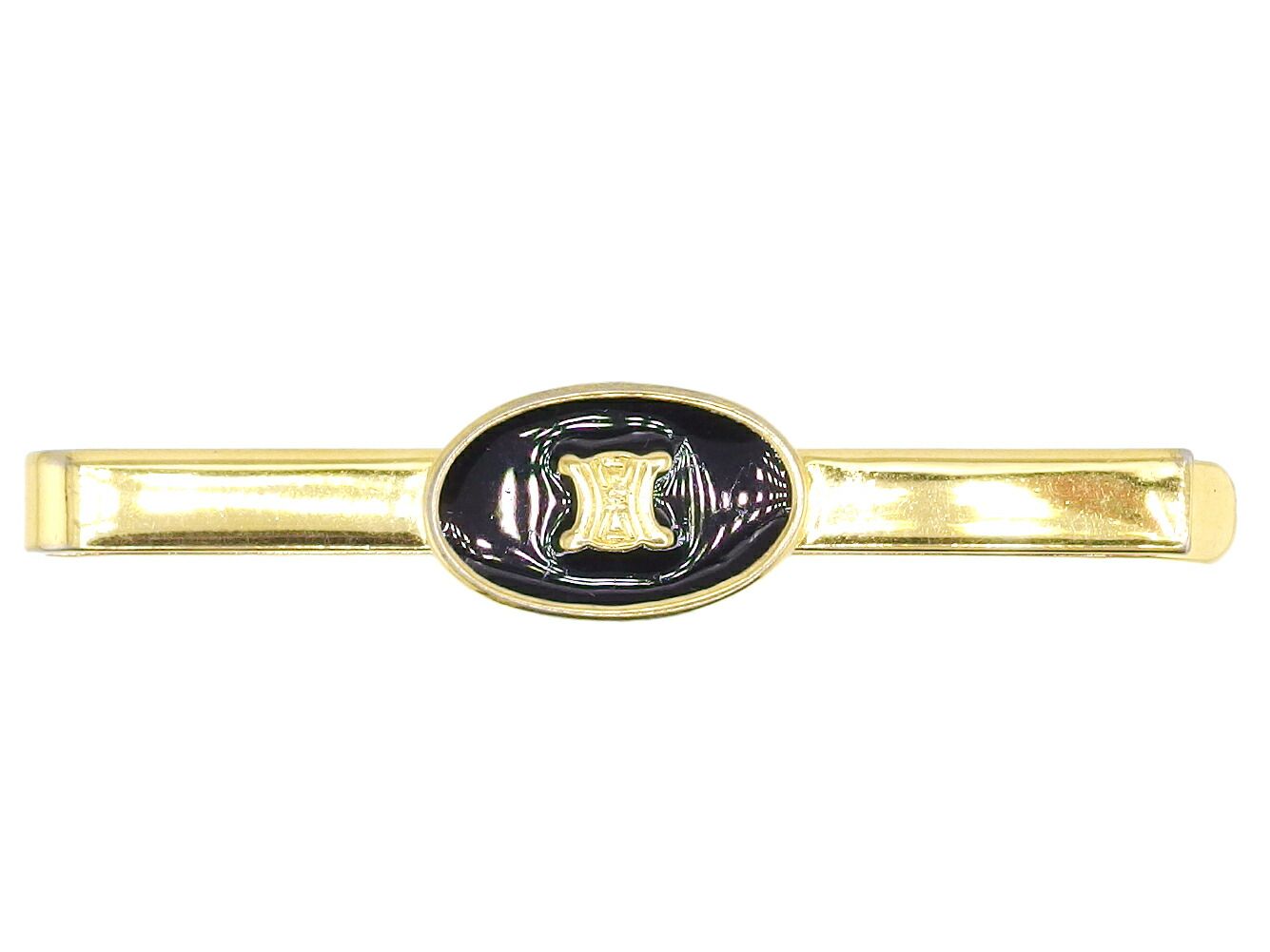 CELINE ゴールド カフスボタン ネクタイピン セット 専用箱有り Yahoo