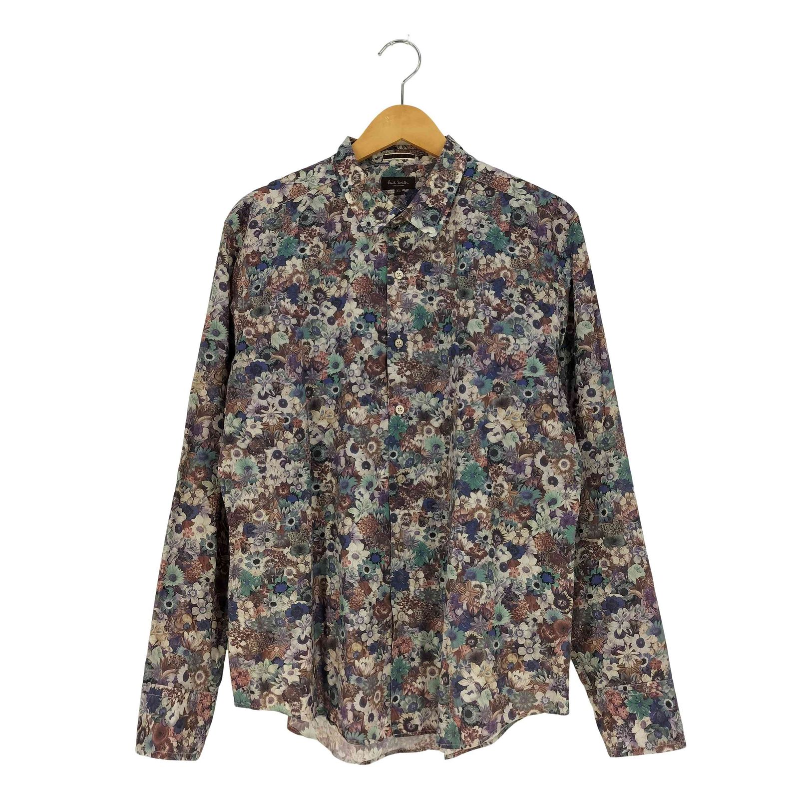 ポールスミスコレクション Paul Smith COLLECTION イングリッシュ ガーデン フローラル プリントシャツ メンズ import：XL 