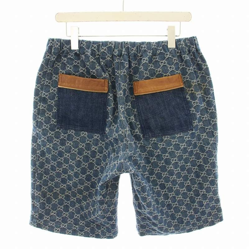 GUCCI グッチ ウォッシュド オーガニックデニム ショートパンツ キュロット GUCCI グッチ ウォッシュド オーガニックデニム ショートパンツ