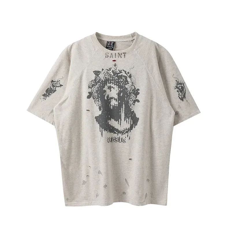 格好良く◇SAINT MICHAELセントマイケル◇ダメージ加工 ジーザスJESUS 