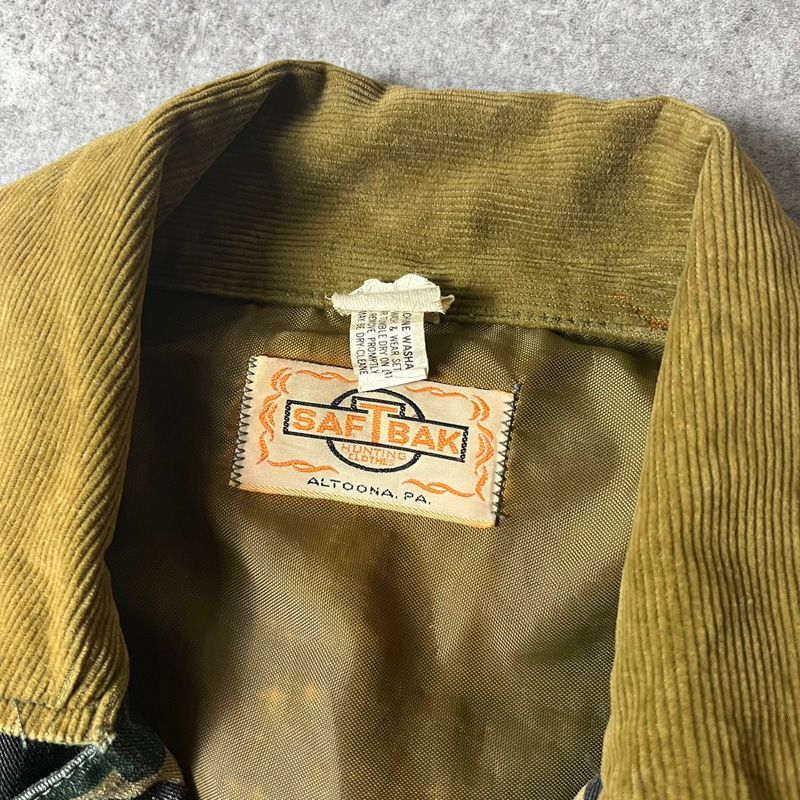 70s SAFTBAK ダックハンター カモ 迷彩 ハンティング ジャケット