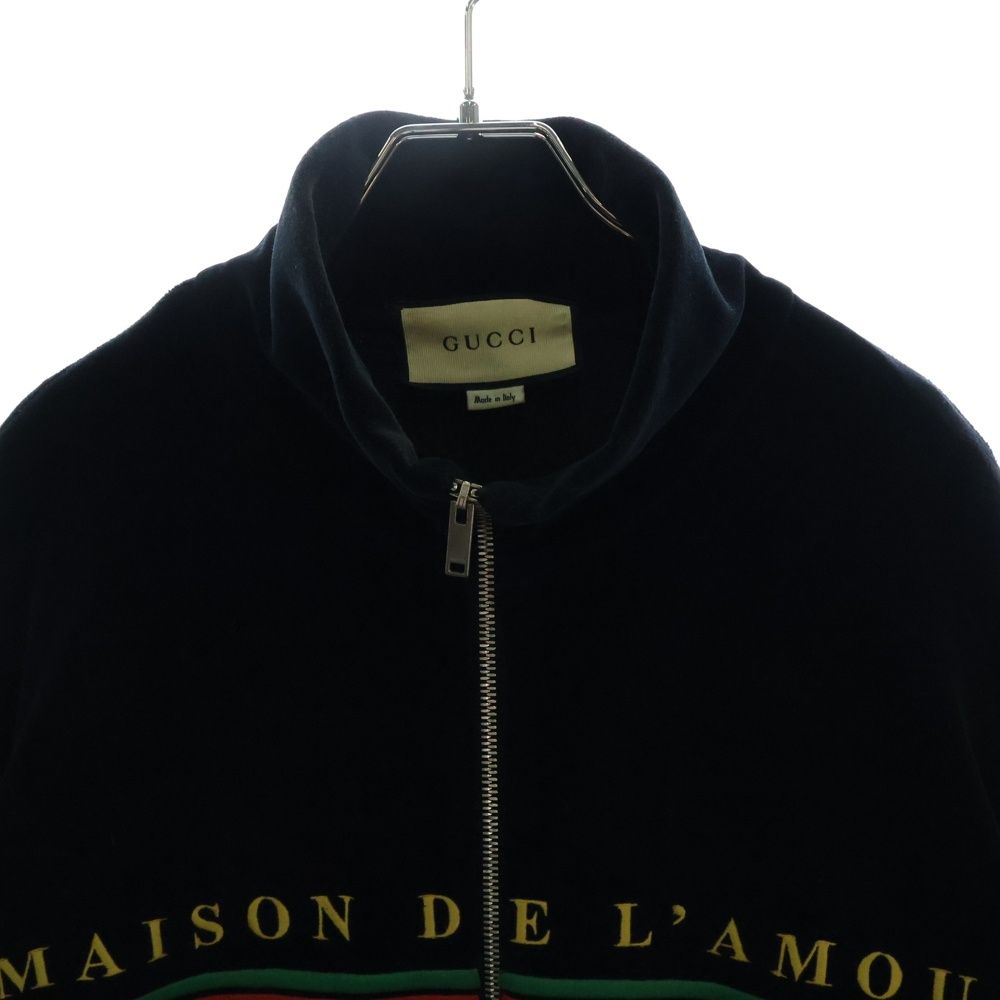 グッチ GUCCI☆刺繍ベロアトラックジャケット 入手困難 即完売モデル 20SS GUCCI グッチ シェニール ベロア オーバー トラック