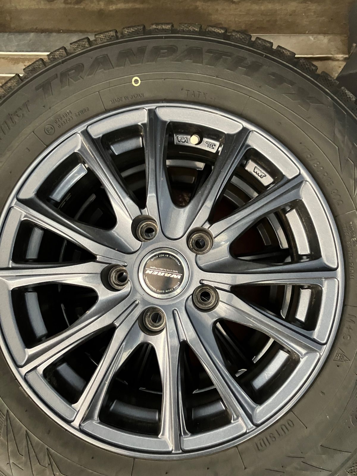 175|80|15 スタッドレス4本 送料無料