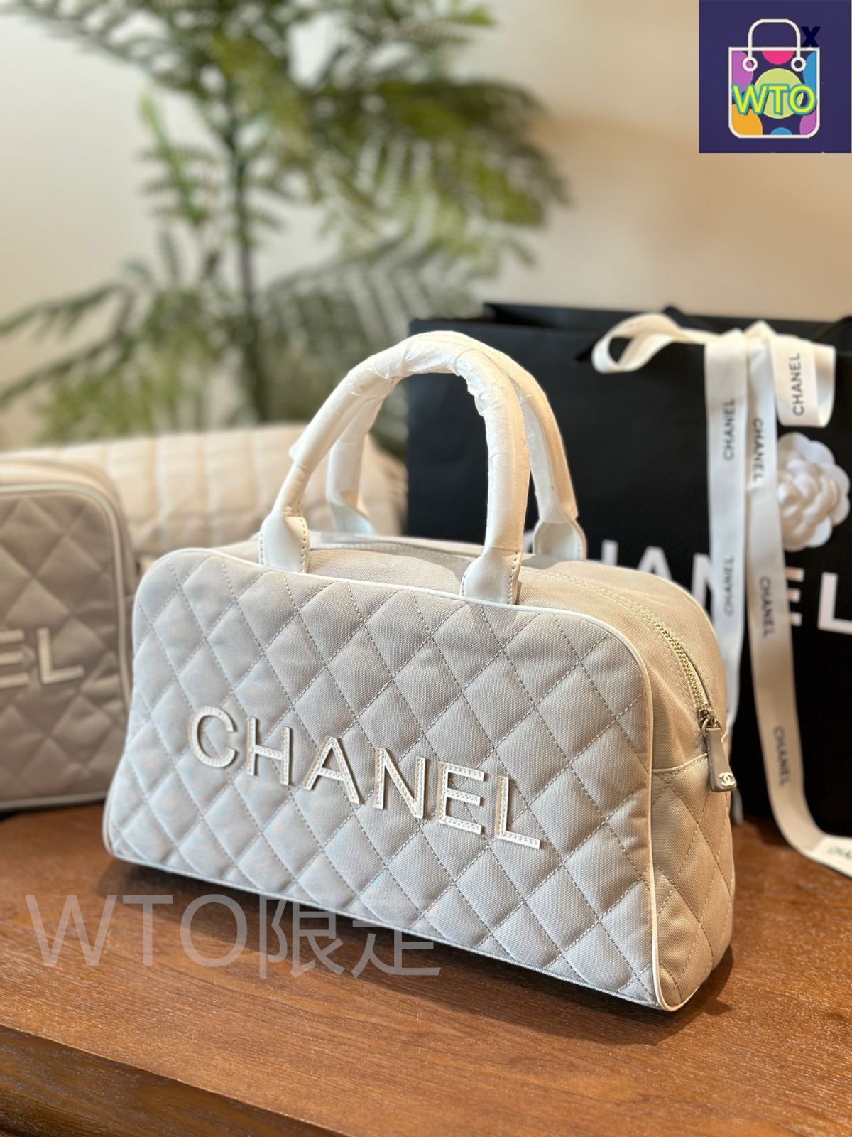 今日特価】Chanel Vintage Gym Bag シャネル ヴィンテージ ジム