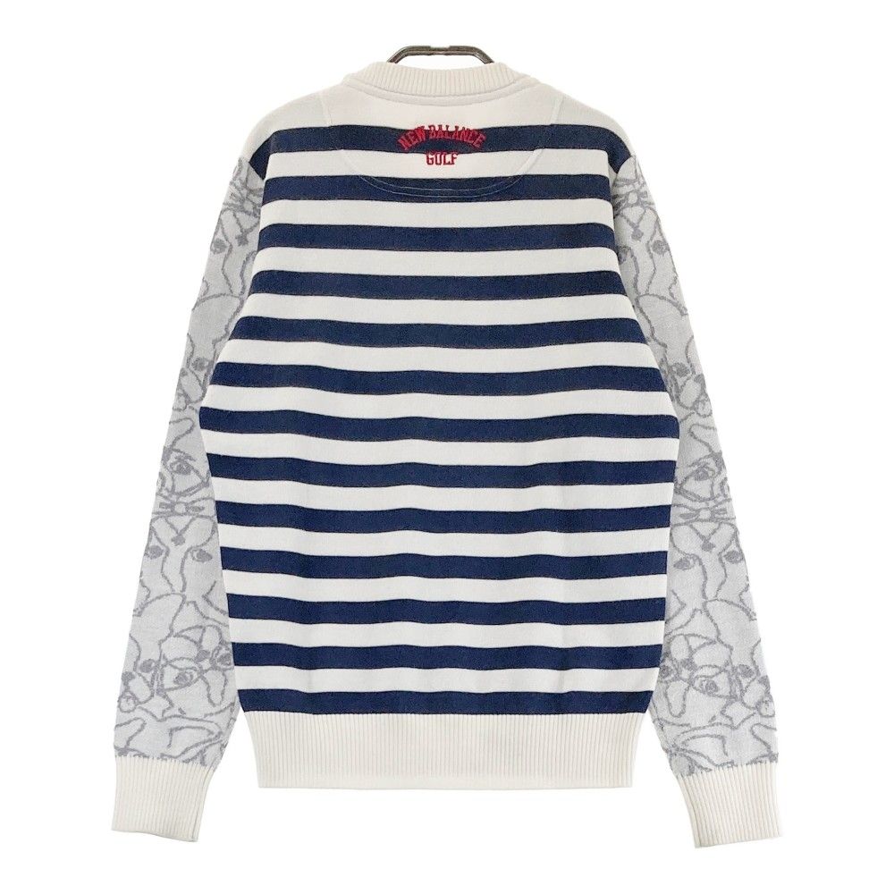 サイズ：2 NEW BALANCE GOLF ニューバランス ウール混 ニットセーター