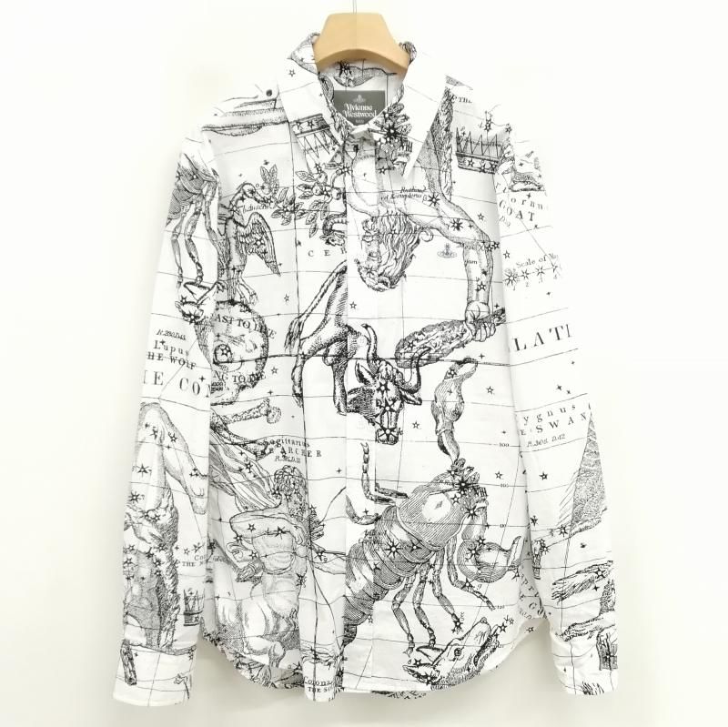 新品　vivienne westwood MAN 星座 黒　46 Bibian 比比昂 - 新品 Vivienne Westwood MAN 星座 オーブ柄 T