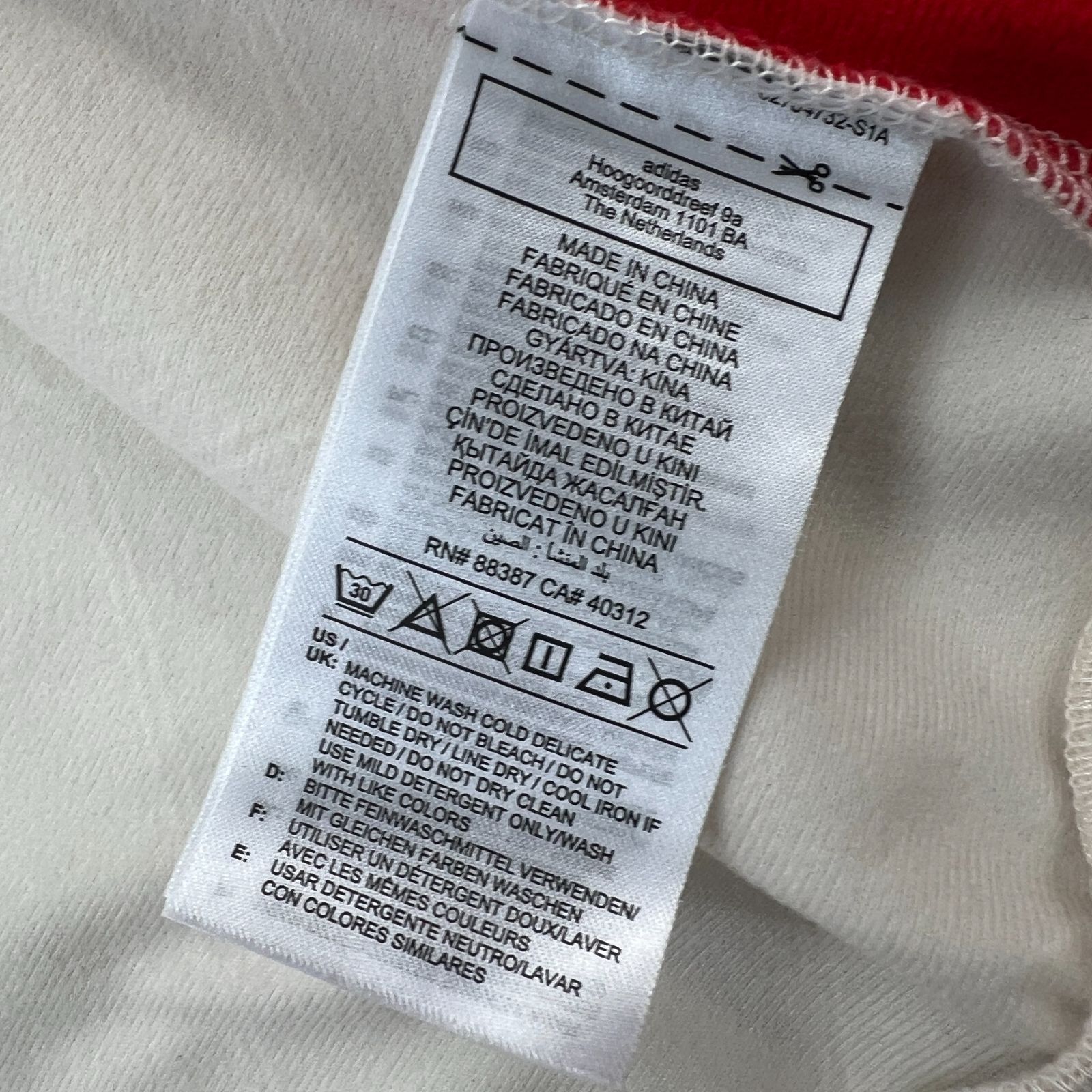  adidas トラックジャケット レディース OT ホワイト レッド 短丈 Originals アディダスオリジナルス ジャージ CK 242 ジャージ トップス