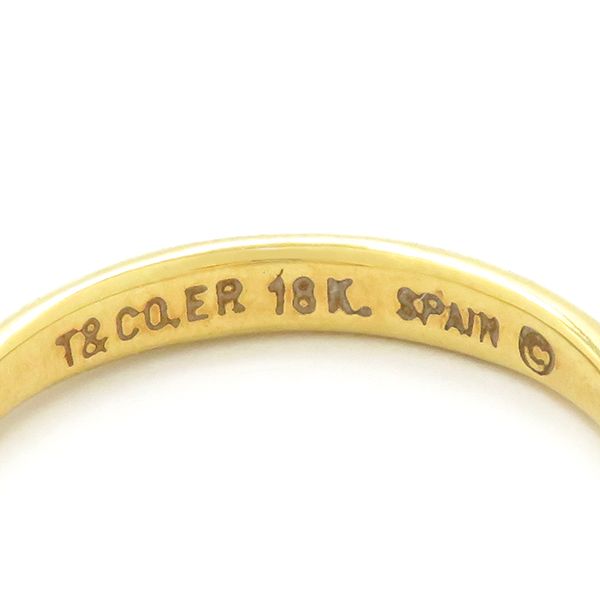 Tiffany & Co. エルサベレッティ・ドロップリングK18YG 10号 Tiffany & Co. エルサベレッティ・ドロップリングK18YG Tiffany