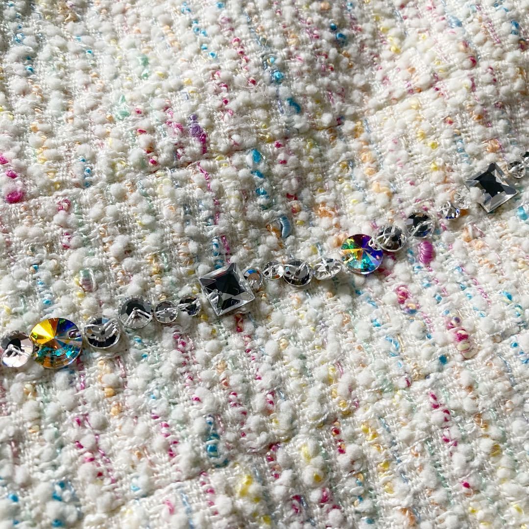 ビアッジョブルー ファンシーツイード