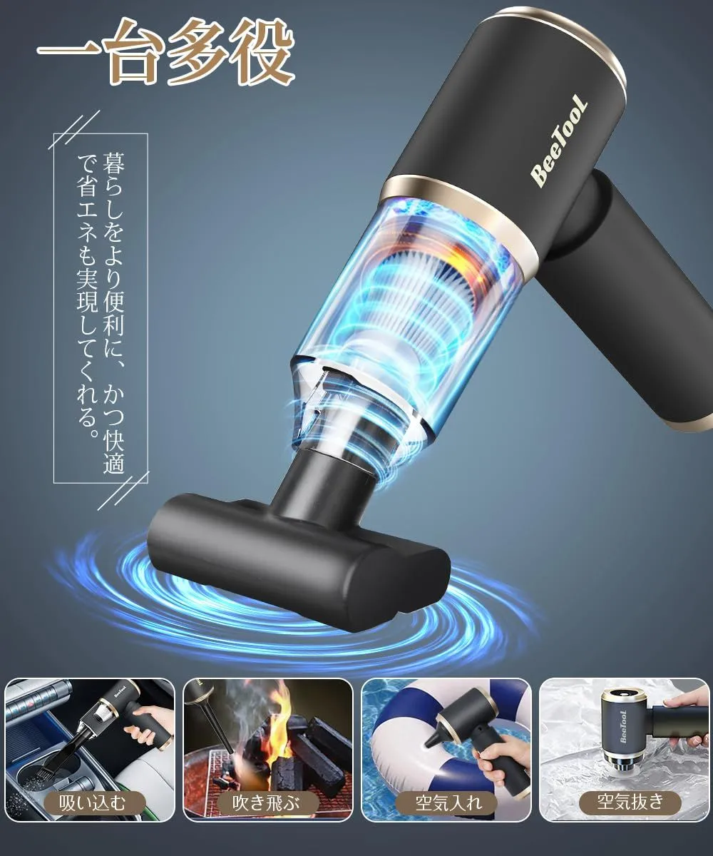 ハンディクリーナー コードレス強力クリーナー ハンディ10Kpa以上35分間稼働 新登場ZX-106ハンディクリーナー25000Pa 強力吸引コードレス 乾湿両用