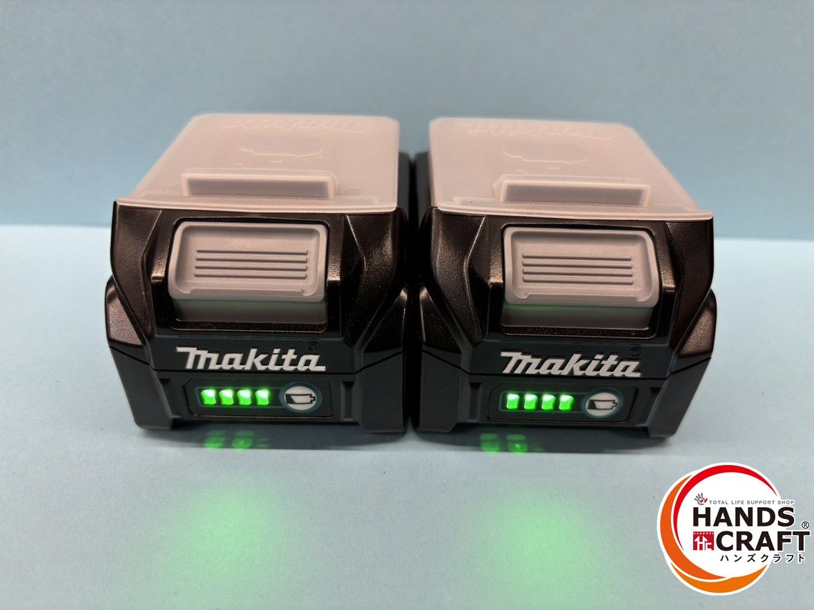 ♭ 品 マキタ makita BL4025 40Vmaxリチウムイオンバッテリ 2個セット 充電1回ずつ PSEマーク