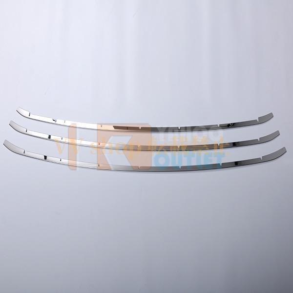 トヨタ プリウス 60系 5代目 フロントバンパーグリルカバー ガーニッシュ 傷予防 ステンレス製 鏡面 カスタムパー