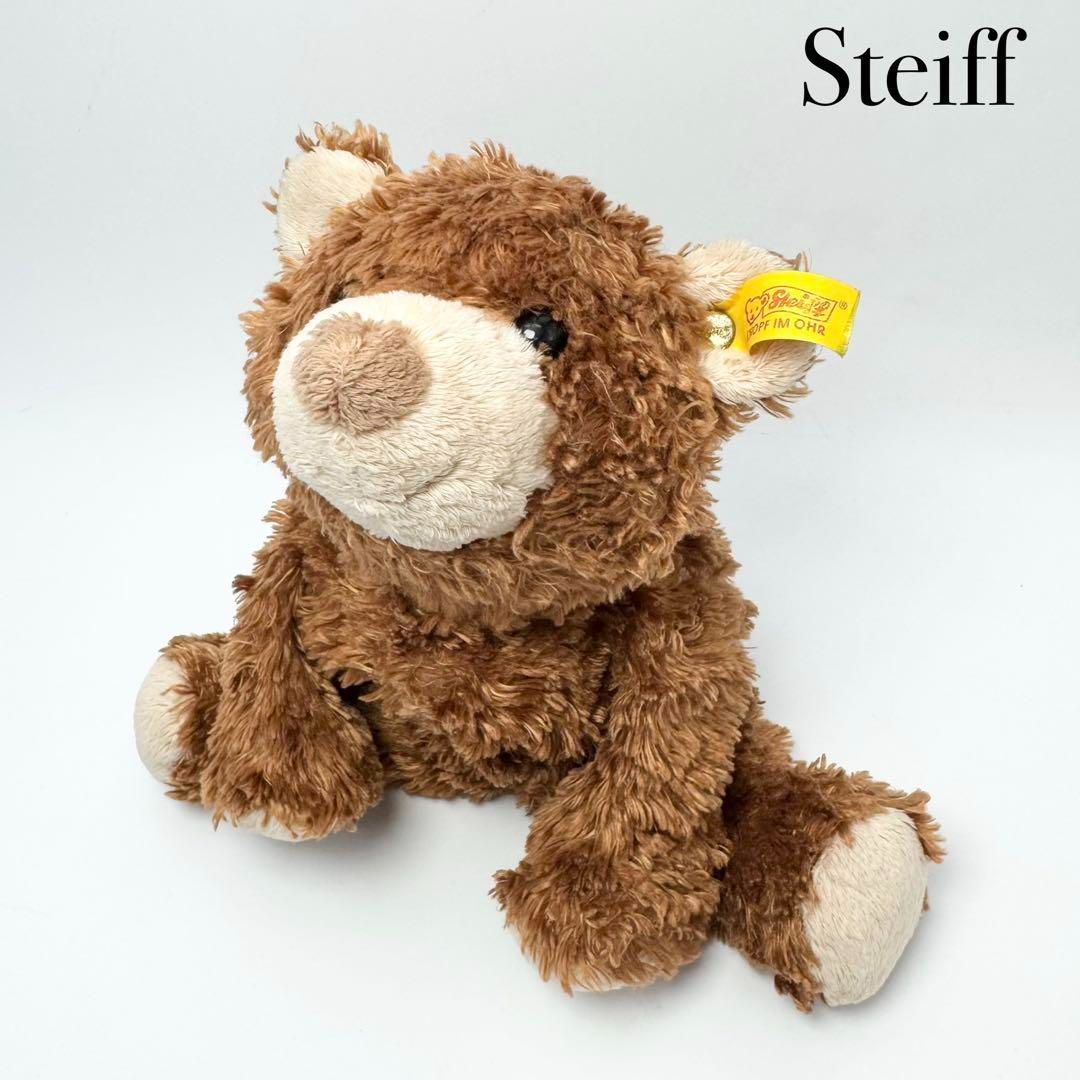 Steiff シュタイフ テディベア くたくたぬいぐるみ くま ブラウン 082115 ドイツ製 コレクション ヴィンテージ インテリア