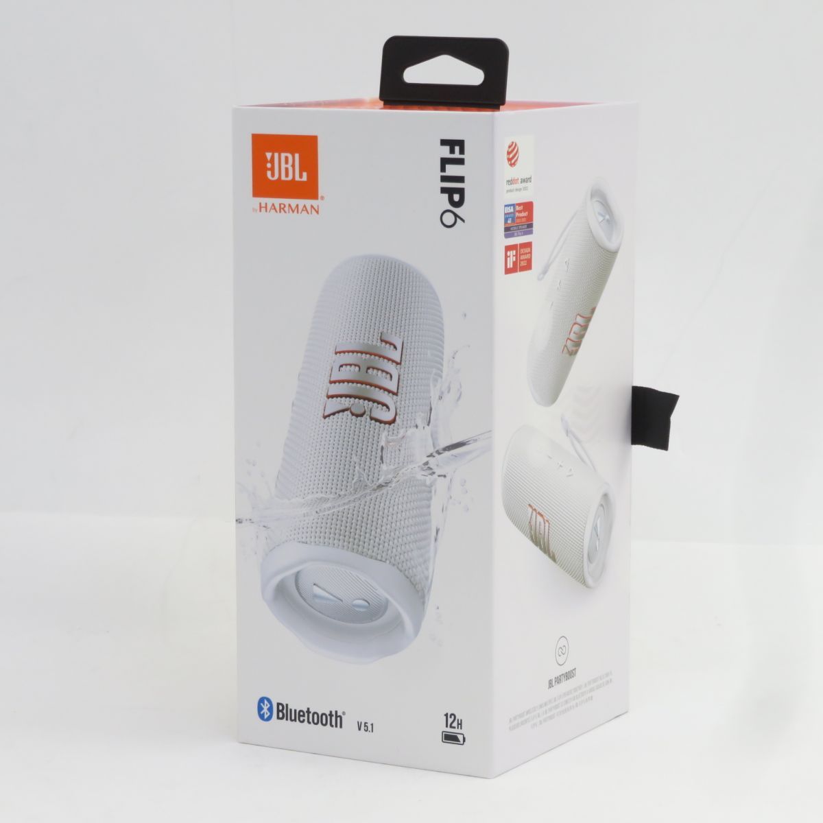 未開封 JBL FLIP 6 ポータブルBluetoothスピーカー ホワイト