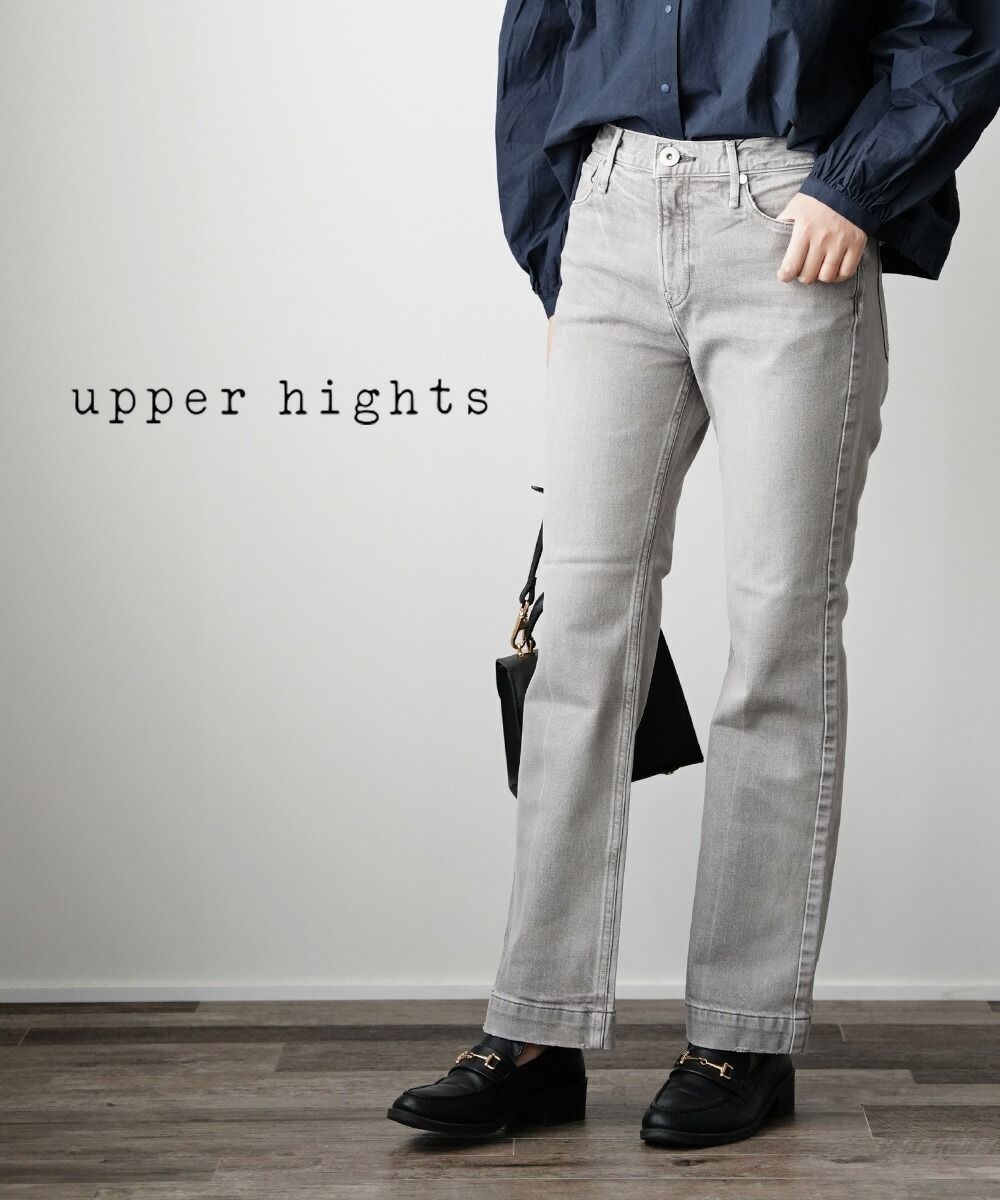 アッパーハイツ upper hights コットンストレッチ ミッドライズ フ デニムパンツ ジーンズ THE BIRKIN 13G313-2942102 レディース