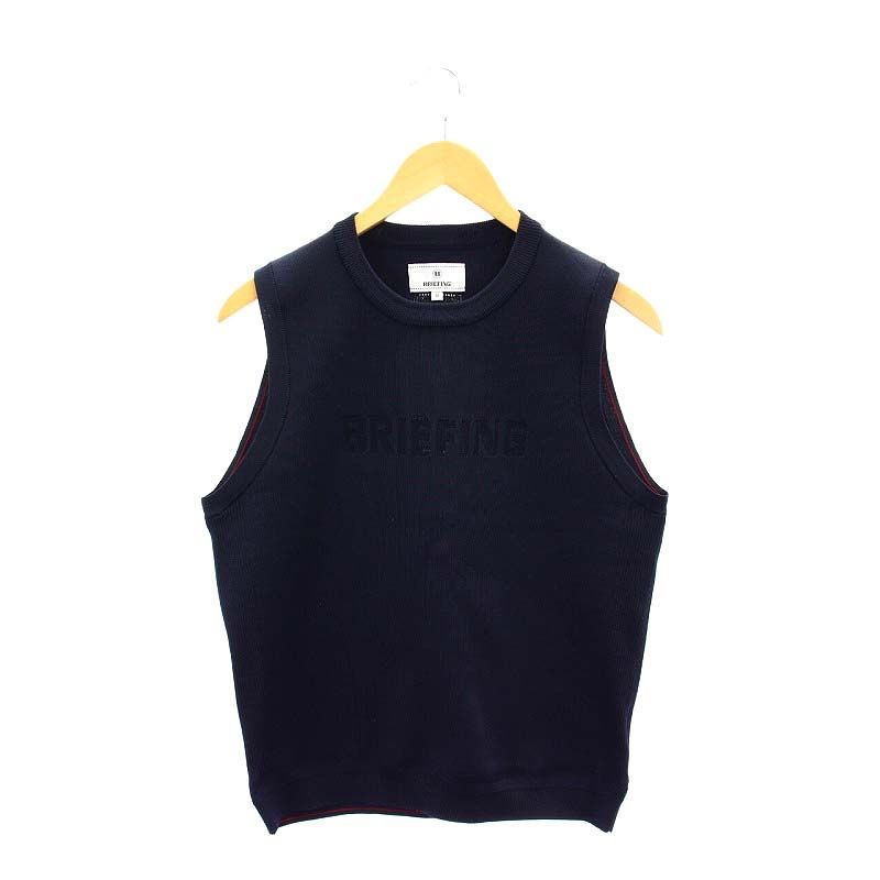 ブリーフィング BRIEFING ゴルフ GOLF 22AW CREW NECK KNIT VEST 