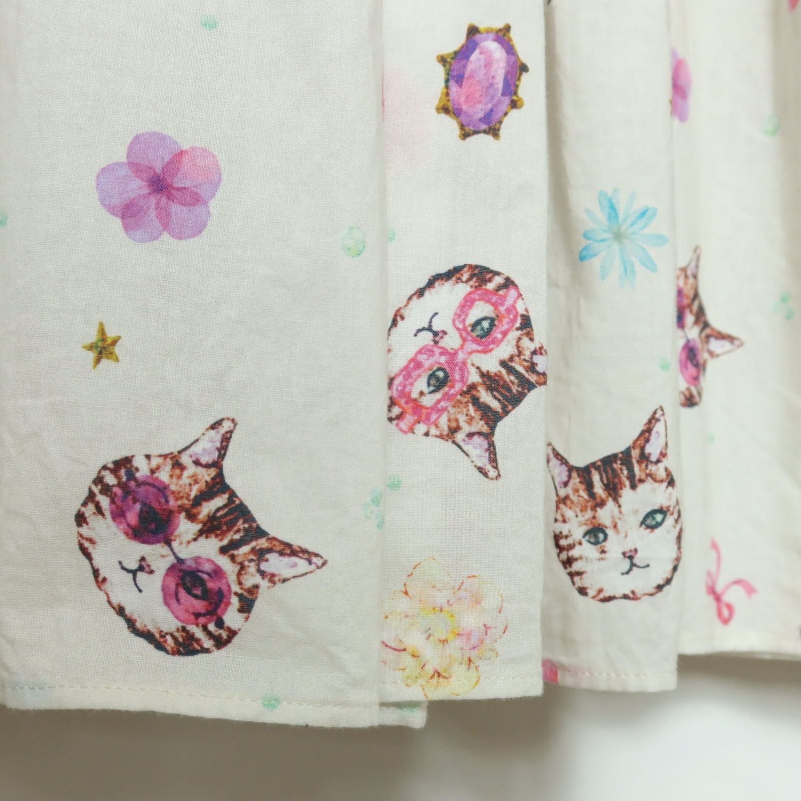 極美品】ピンクハウス アルカリ☆ふんわりフォルム♪キャットptの綿  