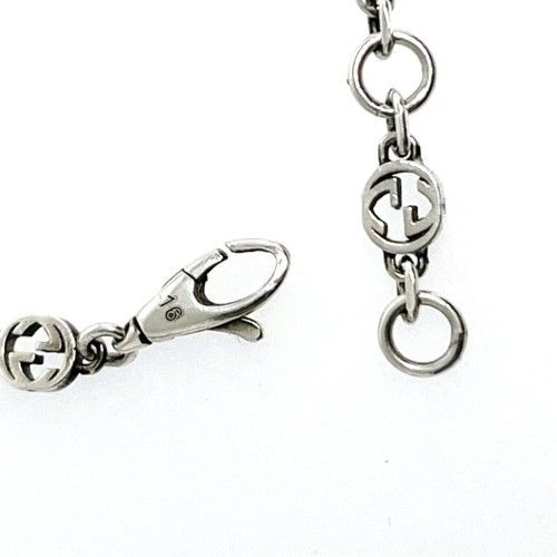 値下げ！GUCCI グッチ インターロッキングG ハート ブレスレット Ag925