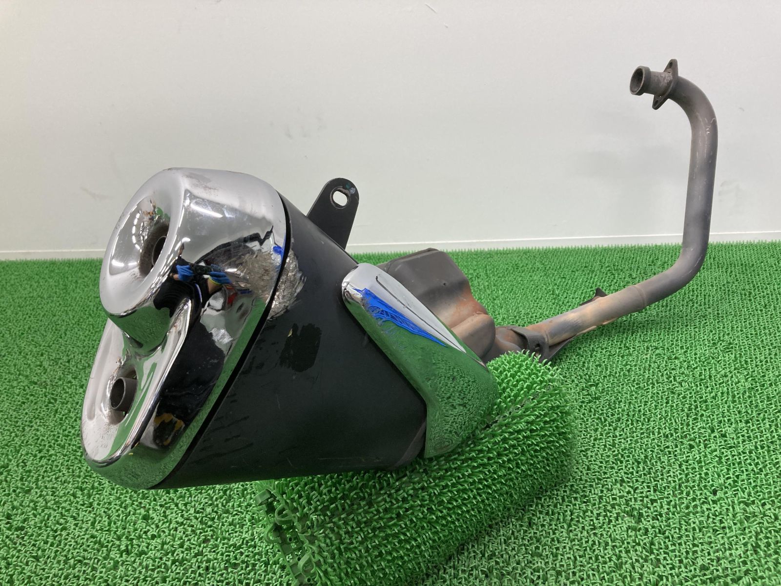 ジクサーSF マフラー 34JF スズキ 純正 中古 バイク 部品 NG4BG GIXXER 機能的問題無し 品薄 希少品 車検 Genuine