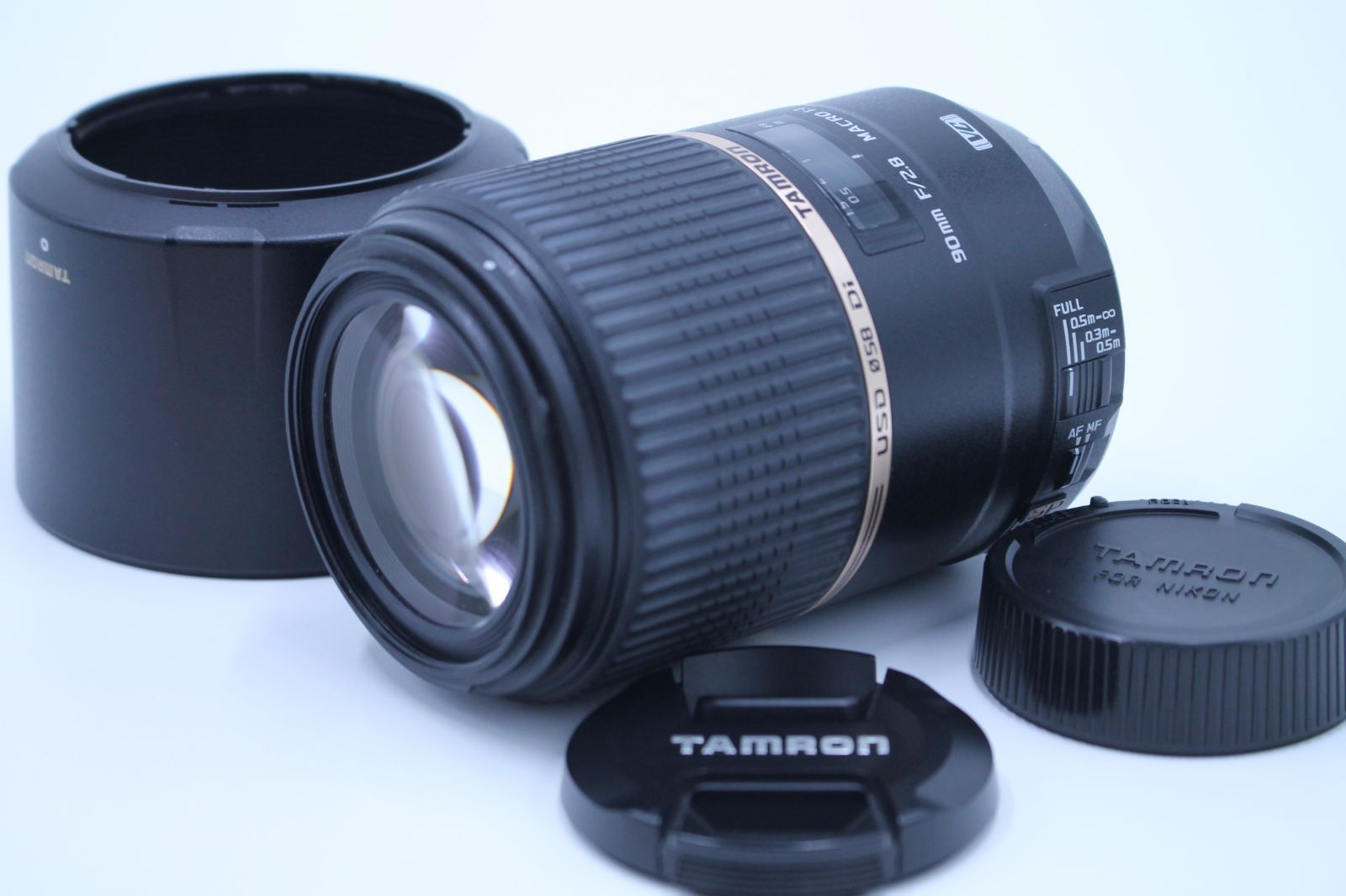 ■美品■ TAMRONSP 90mm F2.8 Di MACRO 1:1 VC USD ニコン用