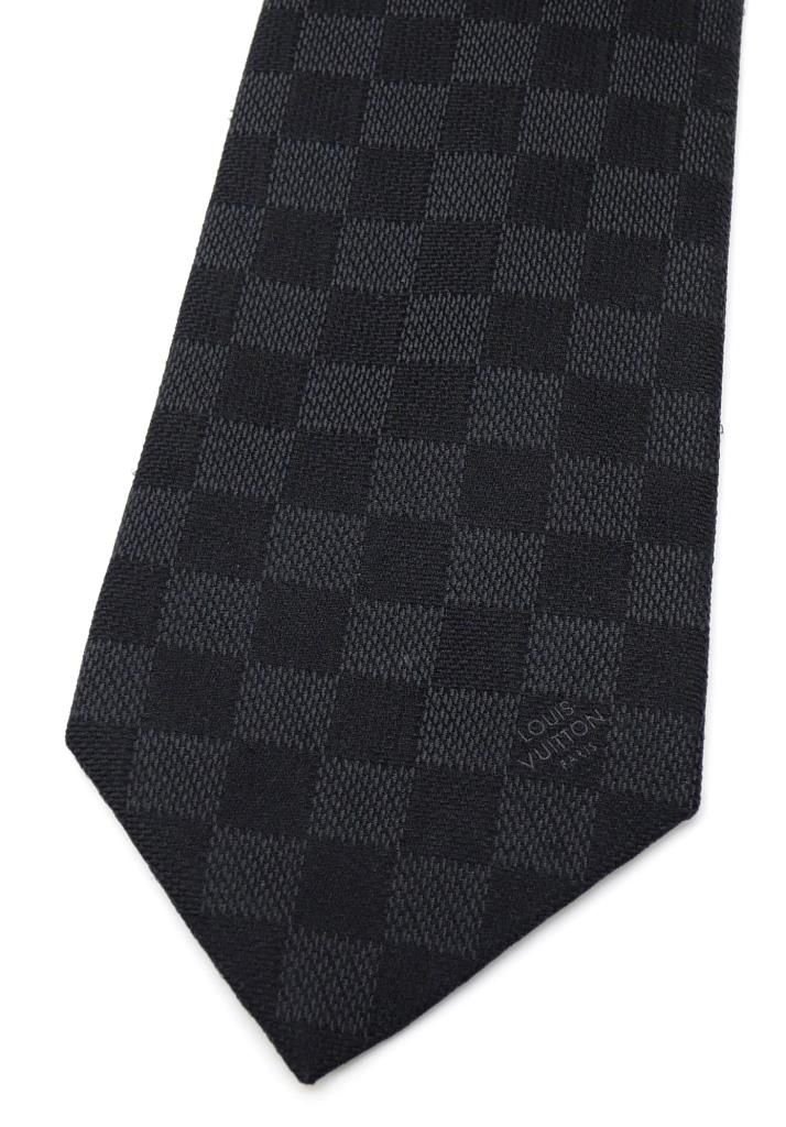 ルイ・ヴィトン LOUISVUITTON ネクタイ・ダミエ クラシック 8CM