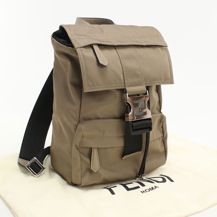 FENDI フェンディ バックパック 7VZ067 リュック ナイロン レディース