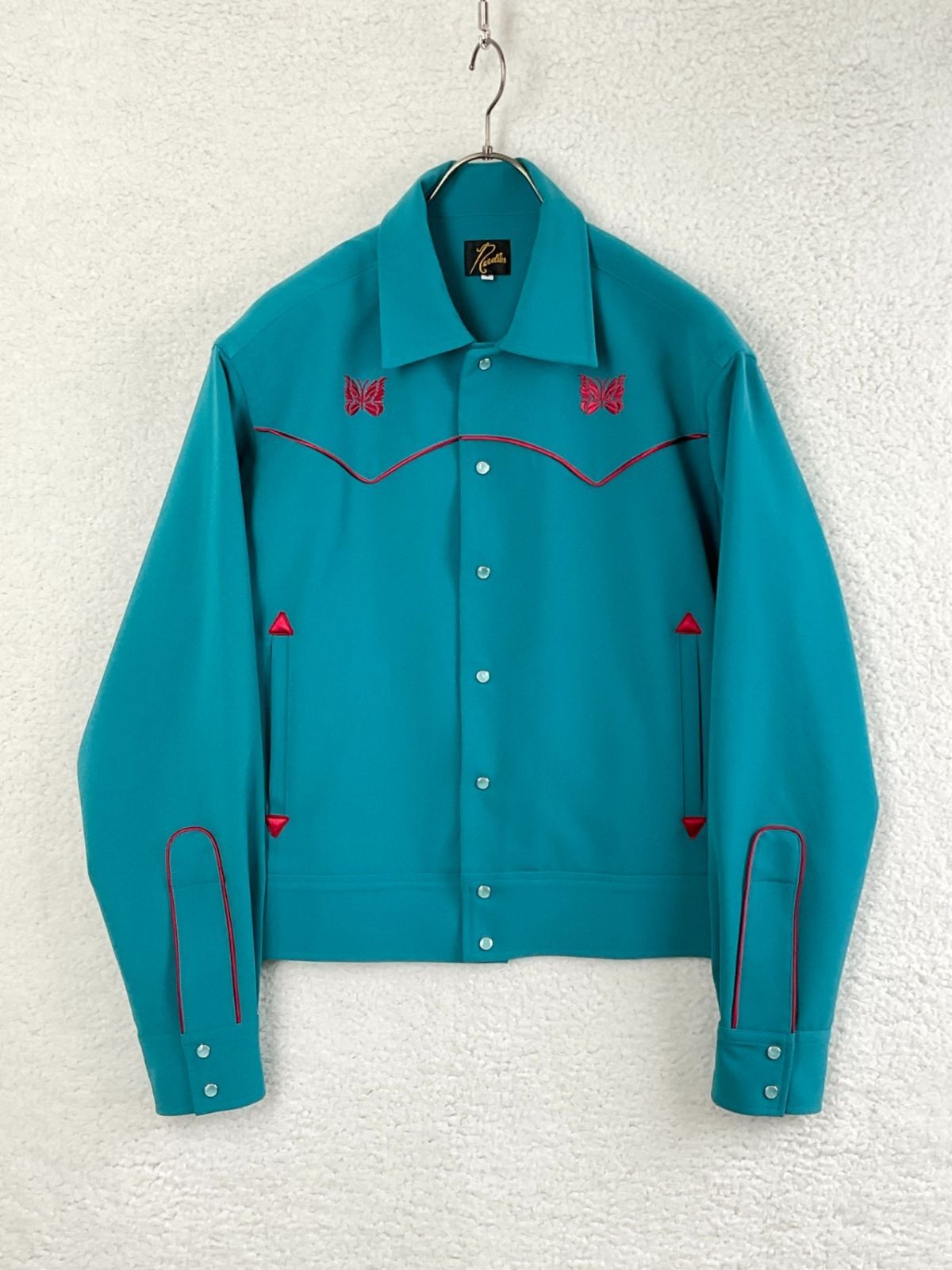 Needles ニードルス カウボーイジャケット 黒×水色 Needles/ニードルス