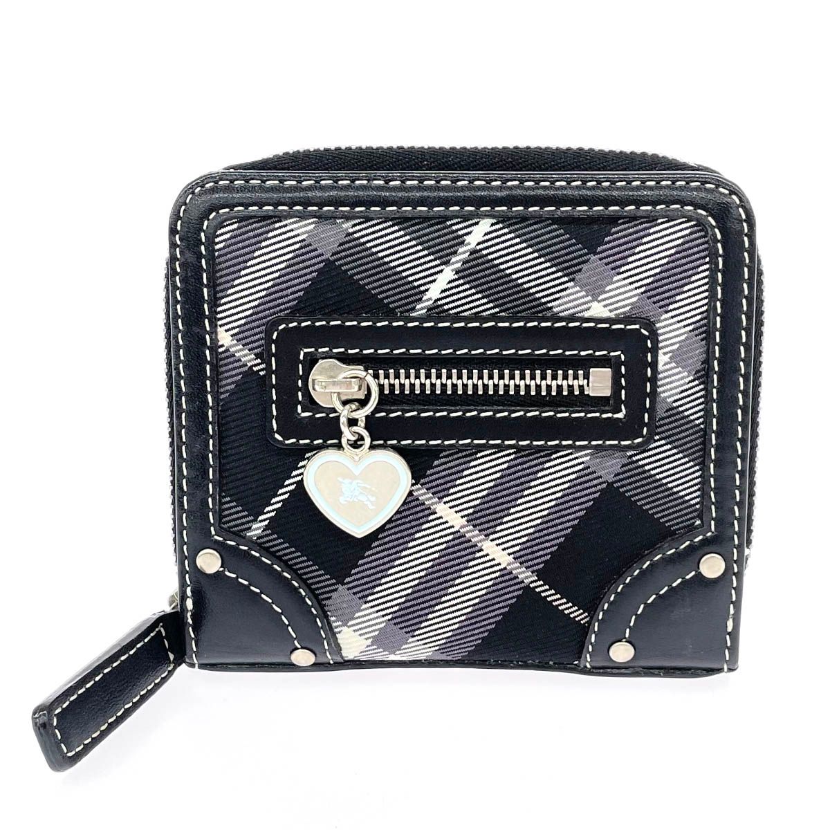 BURBERRY BLUE LABEL バーバリーブルーレーベル 二人 財布 ブラック