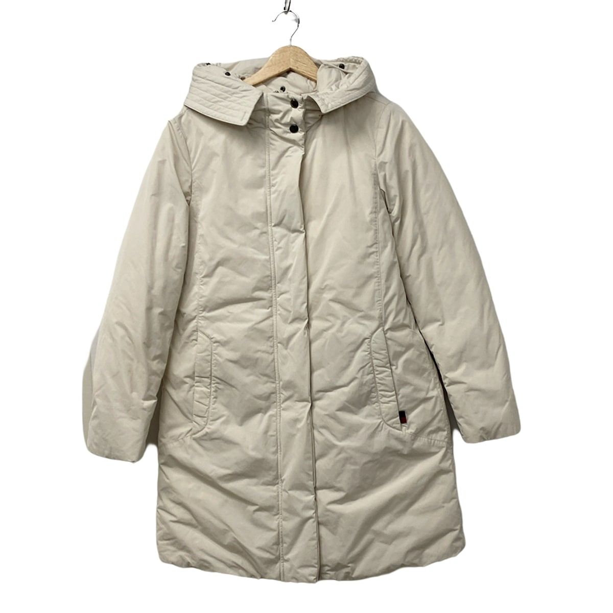 WOOLRICH ウールリッチ ダウンコート サイズS レディース - WWOU0412 アイボリー 長袖|ジップアップ|冬