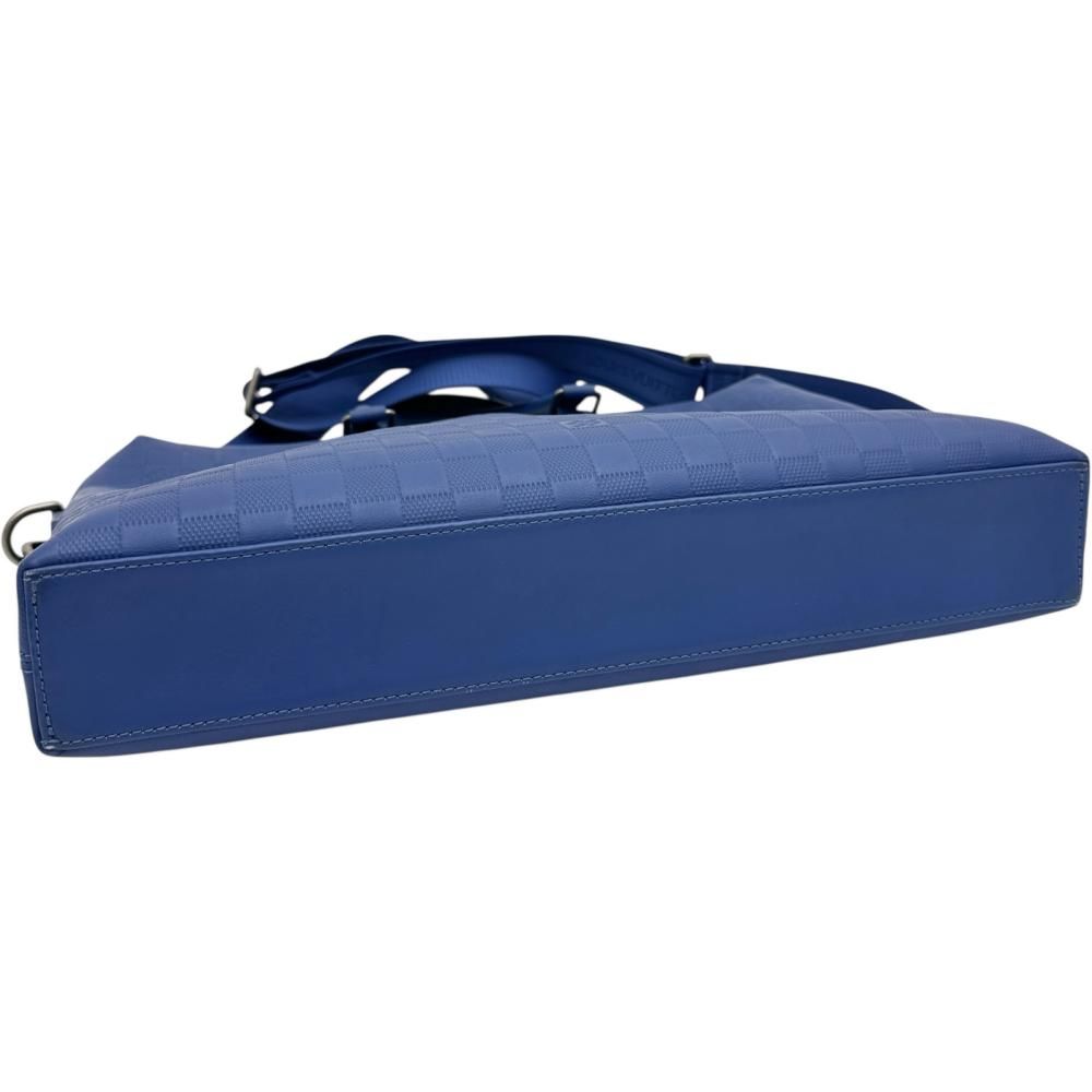 ブルー 艶消しシルバー金具