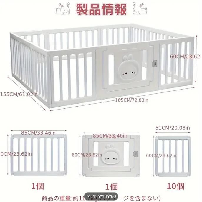 屋内外兼用の簡単セットアップペットプレイピン 工具不要 折りたたみ式で自立 なデザイン ペットに最適